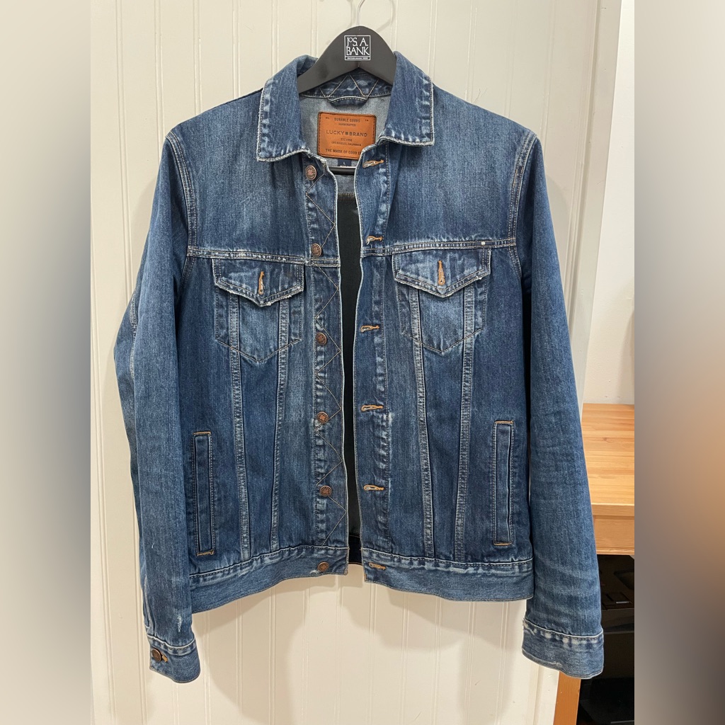 Lucky Brand HandCrafted Denim Jacket Large